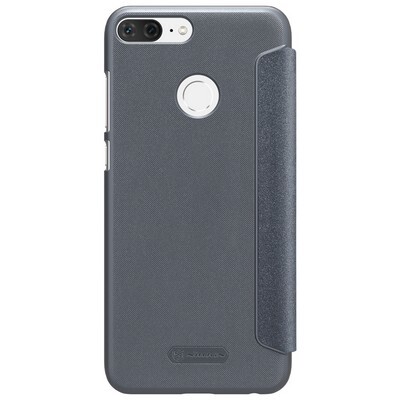 Полиуретановый чехол книга Nillkin Sparkle Leather Case Black (Черный) для Huawei Honor 9 Lite(2)