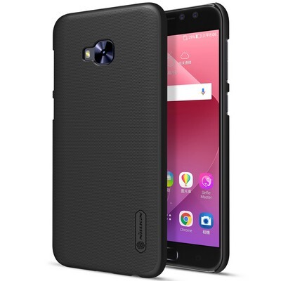 Пластиковый чехол с пленкой Nillkin Super Frosted Shield Black для Asus ZenFone 4 Sellfie Pro ZD552Kl(3)