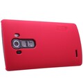 Пластиковый чехол с пленкой Nillkin Super Frosted Shield Red для LG G4(#2)