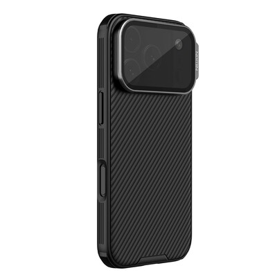 Чехол с защитой камеры и подставкой CamShield Prop Case (Transparent Black Camera Cover) черный для Apple iPhone 17 Pro Max(2)