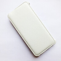 Кожаный чехол Armor Case White для Alcatel One Touch Idol X+ 6043D