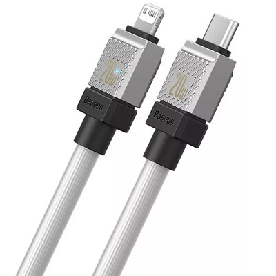 Кабель Baseus CoolPlay Series Fast Charging Cable Type-C to Apple Lightning 20W 1M (CAKW000002) белый(4)
