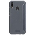 Полиуретановый чехол книга Nillkin Sparkle Leather Case Черный для Huawei P20 Lite(#2)