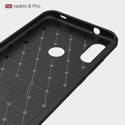 Силиконовый чехол Brushed Line TPU Case синий для Xiaomi Mi A2 Lite\ Redmi 6 Pro(5)