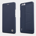 Полиуретановый чехол Nillkin Ming Series Blue для Huawei Honor 6 Plus(#1)