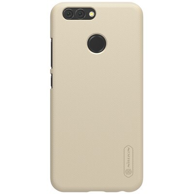 Пластиковый чехол с пленкой Nillkin Super Frosted Shield Gold для Huawei Nova 2(1)