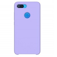 Силиконовый чехол Silicone Case лавандовый для Xiaomi Mi8 Lite