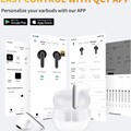 Наушники беспроводные QCY AilyBuds Pro вкладыши с шумоподавлением белые(#3)